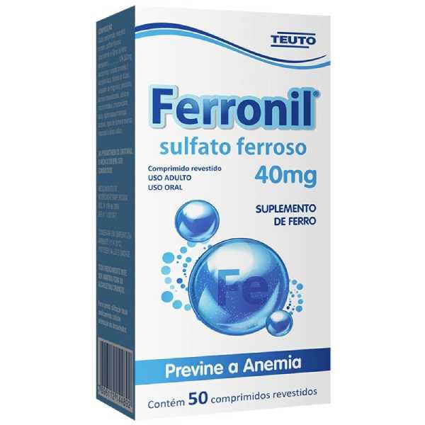 Ferronil 40mg 50 Comprimidos