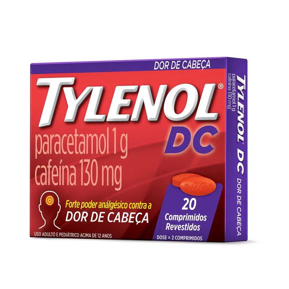 Tylenol DC  1g + 130mg  20 Comprimidos