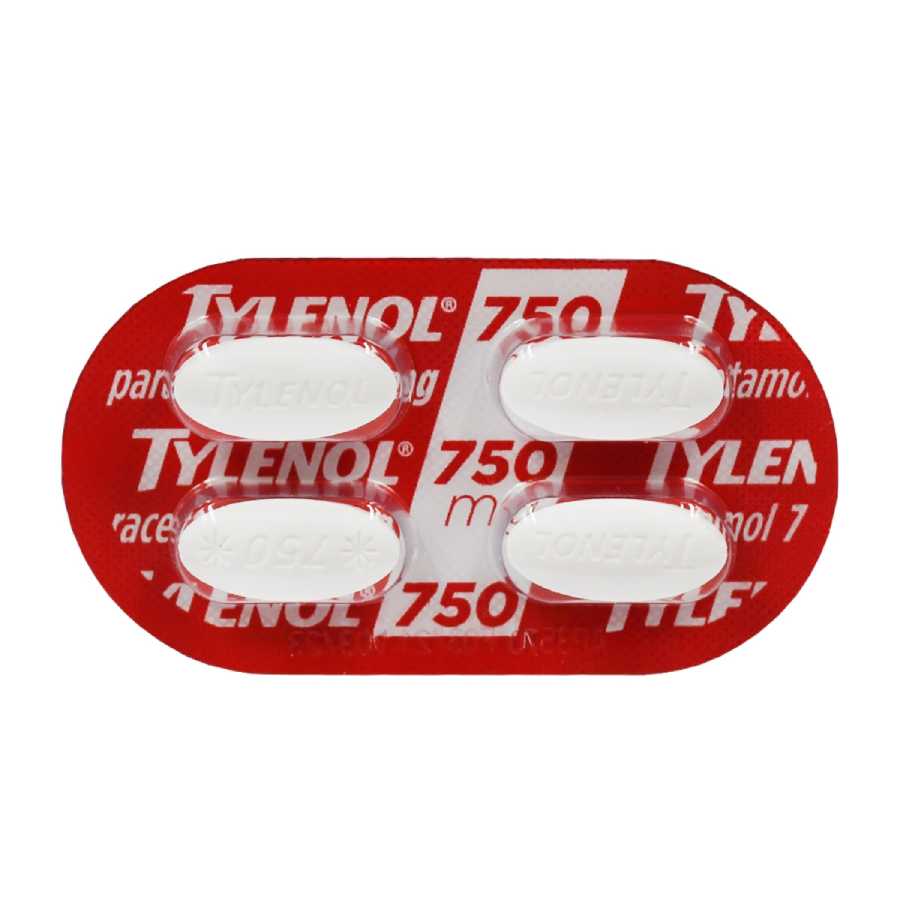 Tylenol 750mg  4 Comprimidos