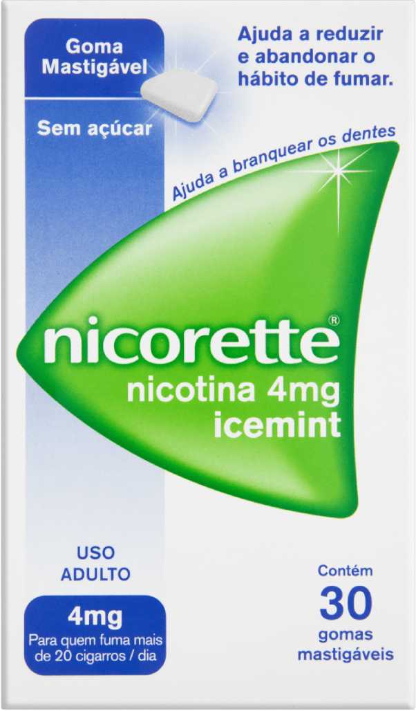 Nicorette Icemint 4mg  30 Tabletes