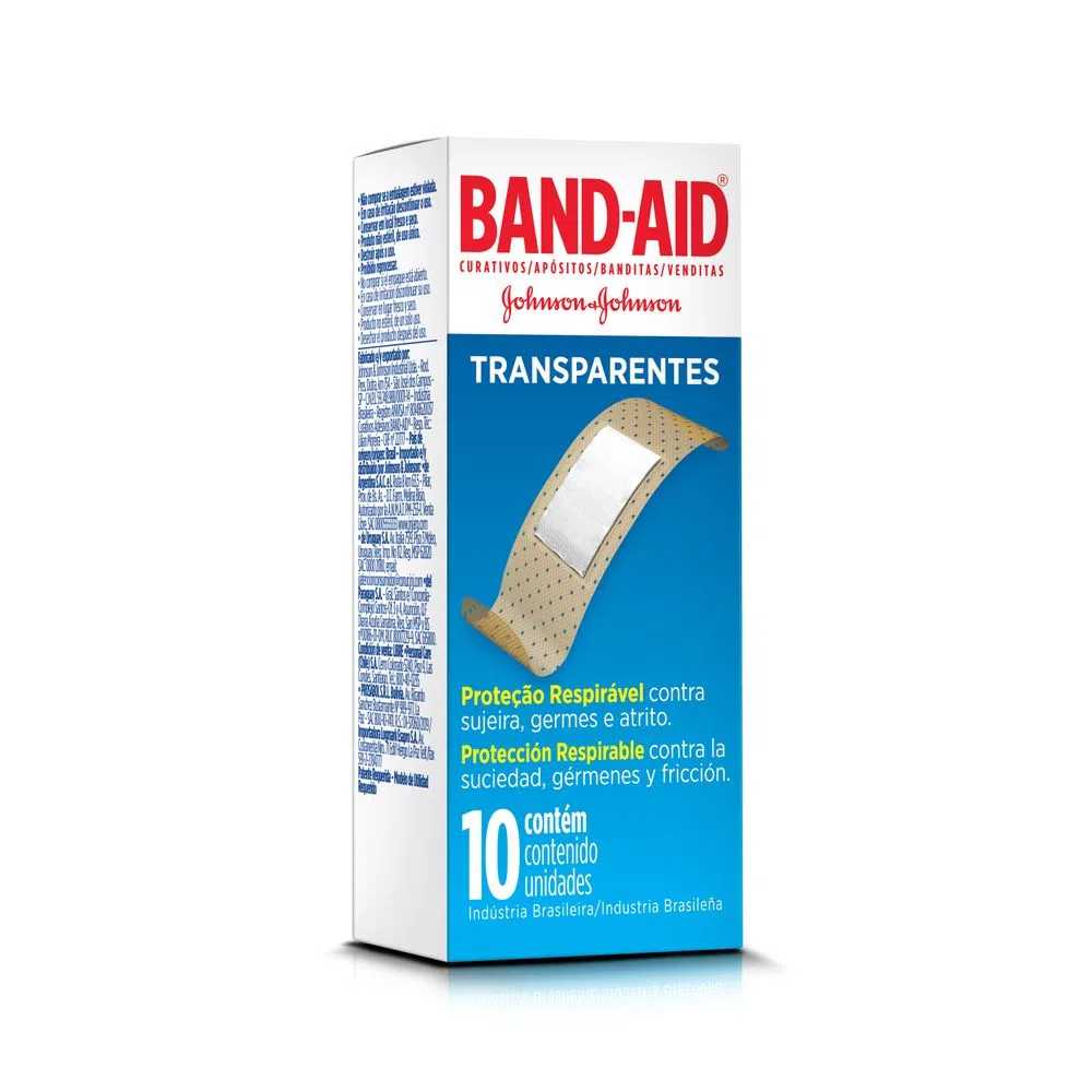 Curativo Band ¿ Aid Transparente 10 Unidades