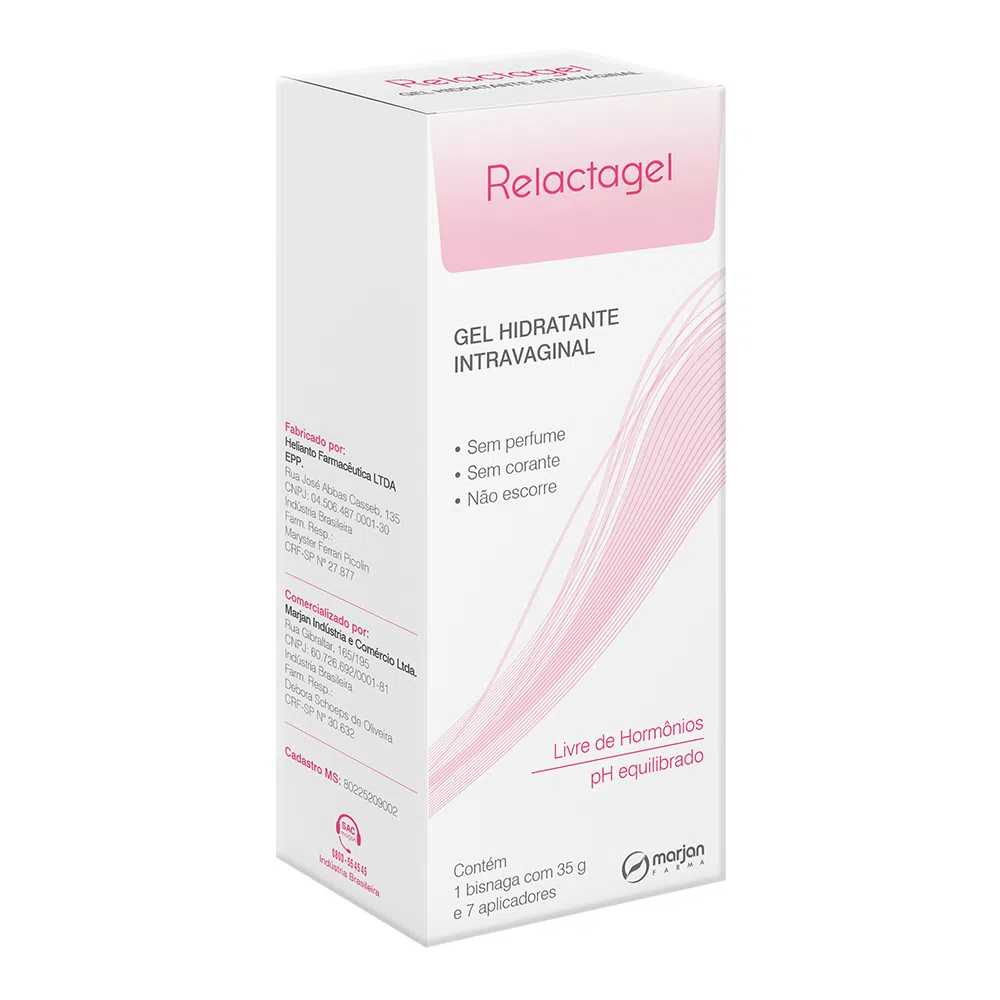 Relactagel Hidratante Vaginal 35g+7 Aplicadores