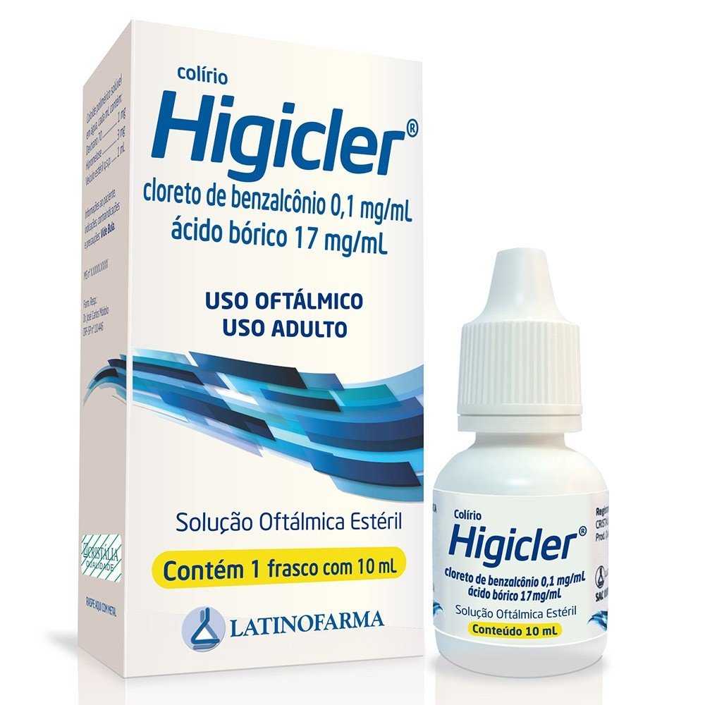 Higicler Solução Oftálmica 10ml