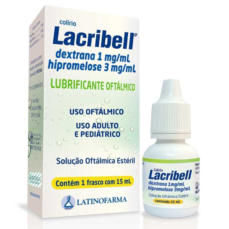 Lacribell 1+3mg Solução Oftálmica 15ml