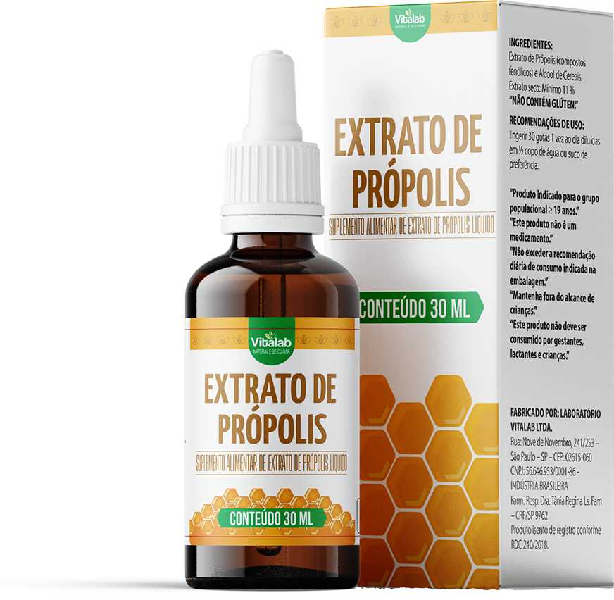 Extrato de Própolis 30ml - Vitalab