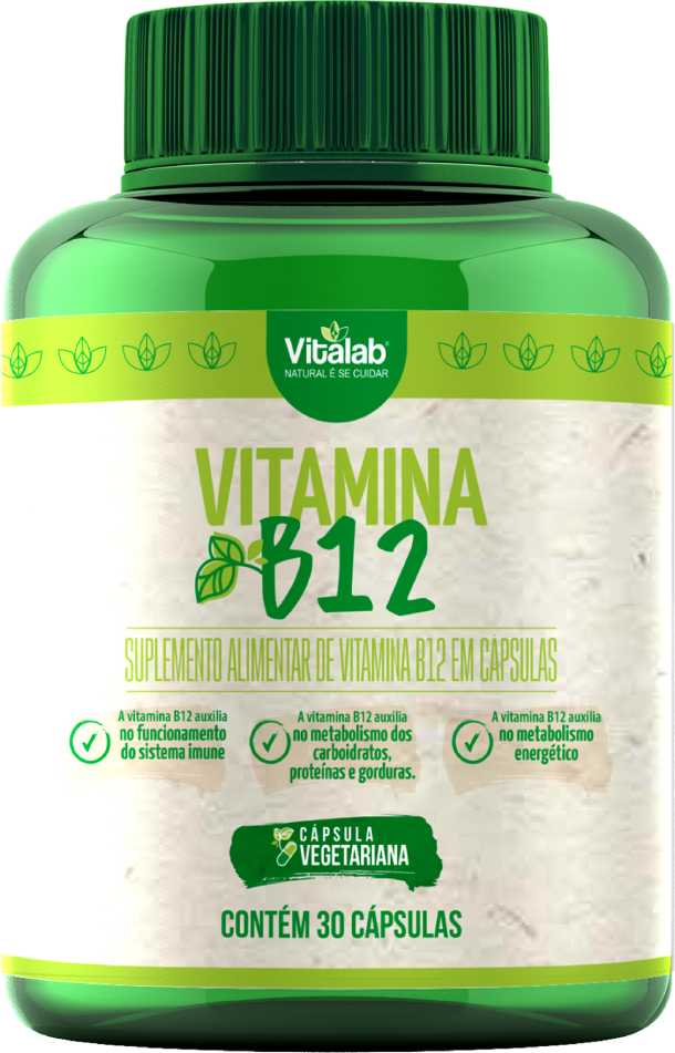 Vitamina B12 30 Cápsulas - Vitalab