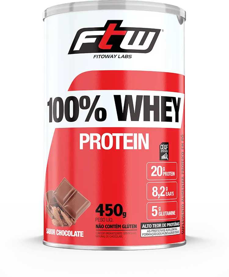 100% Whey Protein Chocolate 450g-FTW