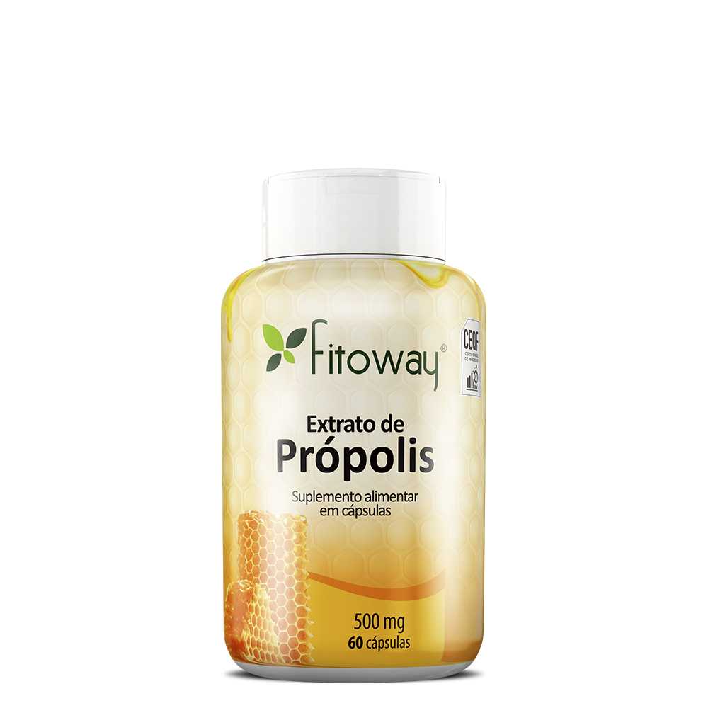 Própolis 500mg 60 Cápsulas-Fitoway