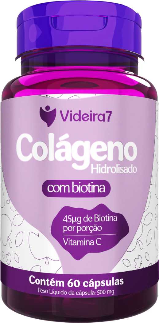 Colageno Biotina 60 Cápsulas - Videira7
