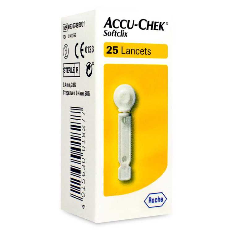 ACCU-CHEK SOFTCLIX 25LANCETAS