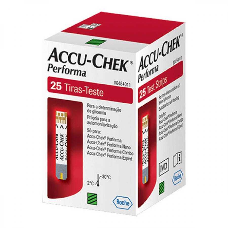 ACCU-CHEK PERFORMA 25 TIRAS