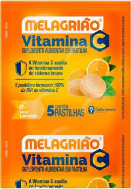 Melagrião 5 Pastilhas Laranja