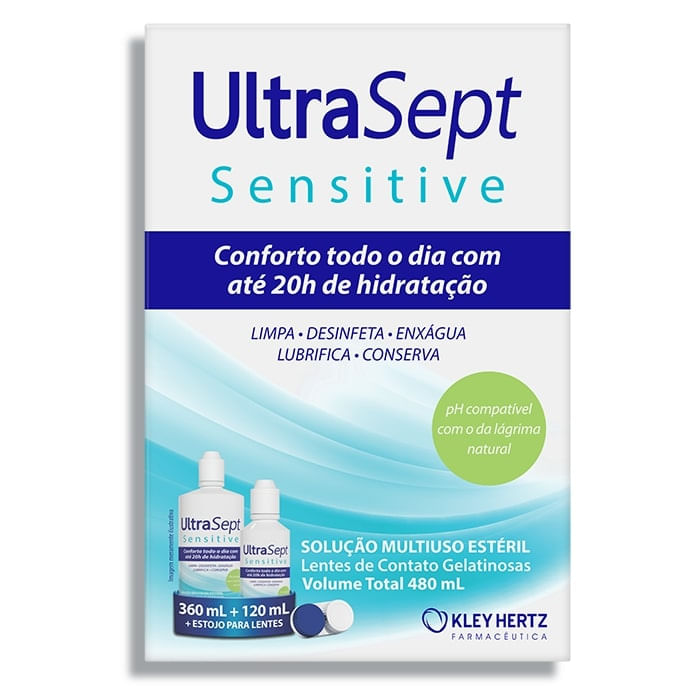 Ultrasept Sensitive Kit 360ml+120ml Grátis