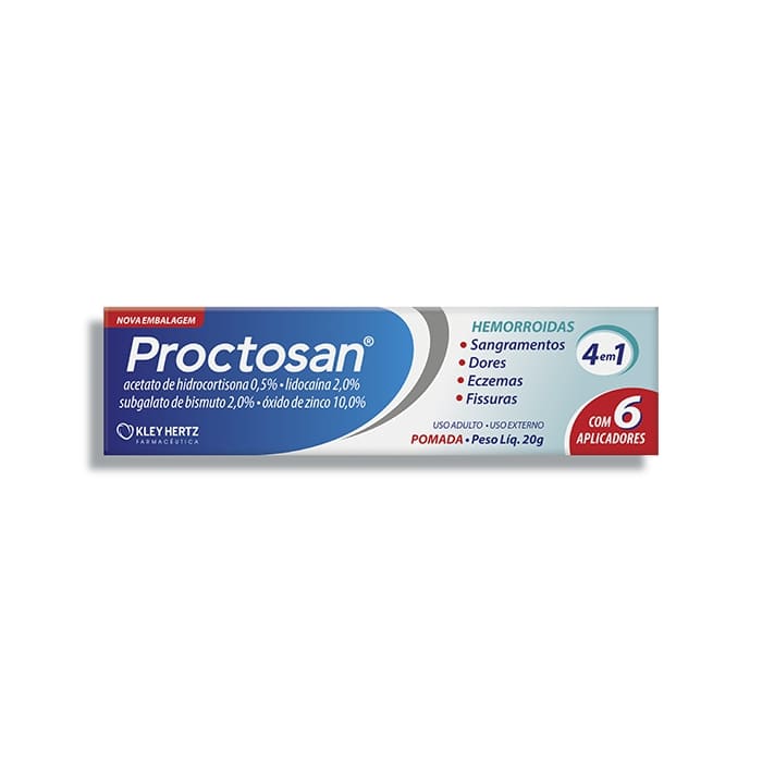 Proctosan Pomada 20g 6 Aplicadores
