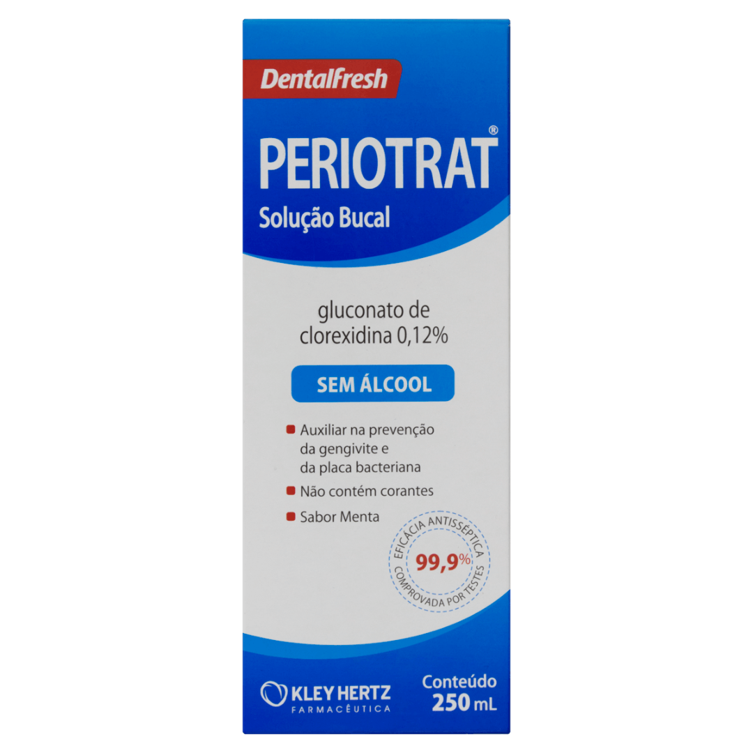 Periotrat 0,12% Solução Bucal 250ml Sem Álcool