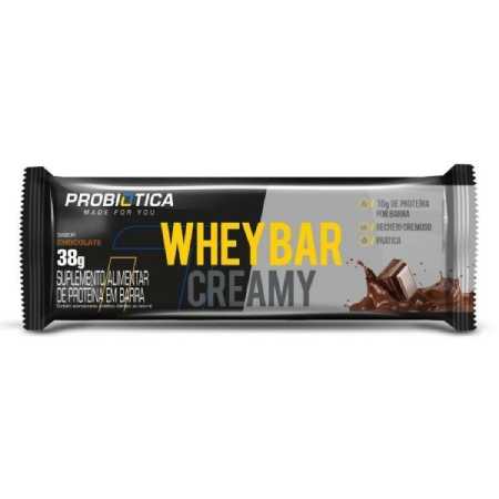 Whey Bar Creamy 38g Chocolate-Probiótica