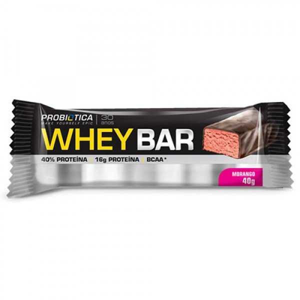 Whet Bar 40g Morango-Probiótica