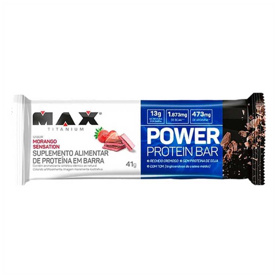 Power Protein Bar 41g Morango Sensation