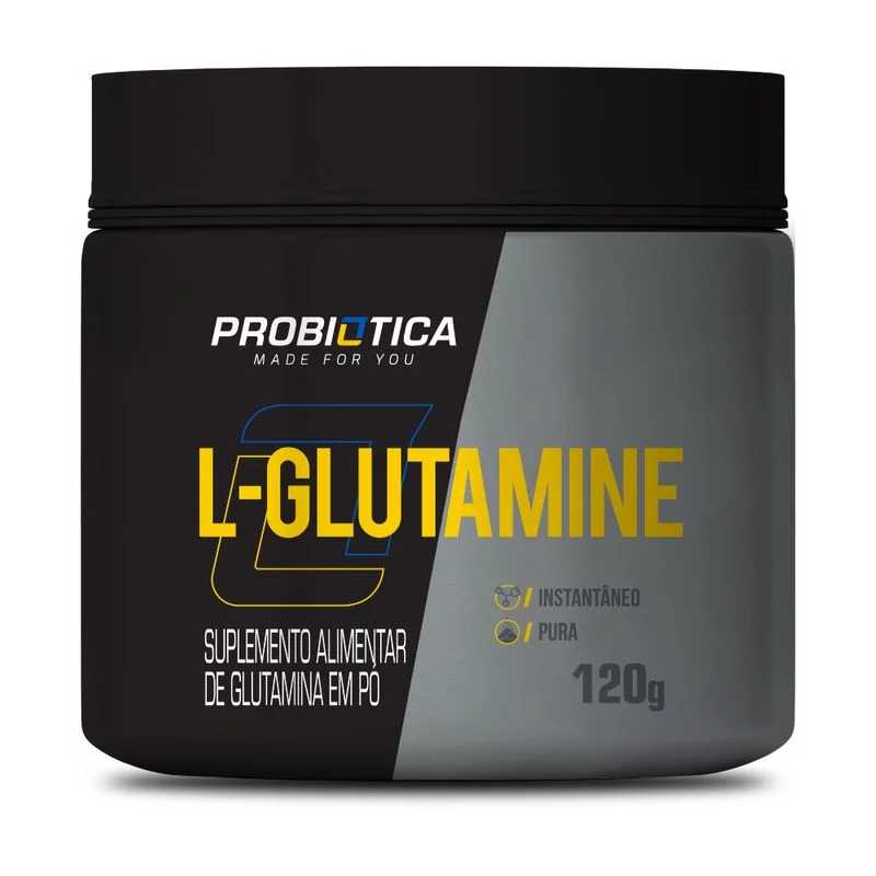 L-Glutamine 120g Sem Sabor-Probiótica