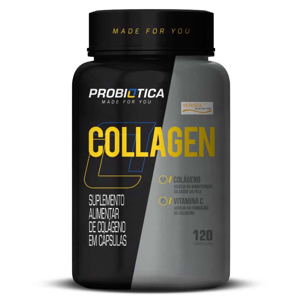 Collagen Vitamina C 120 Cápsulas-Probiótica