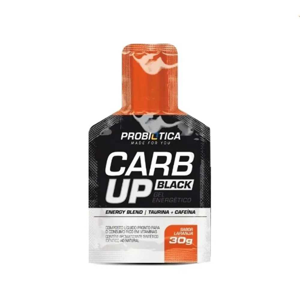 Carb Up Gel Black 30g Laranja-Probiótica