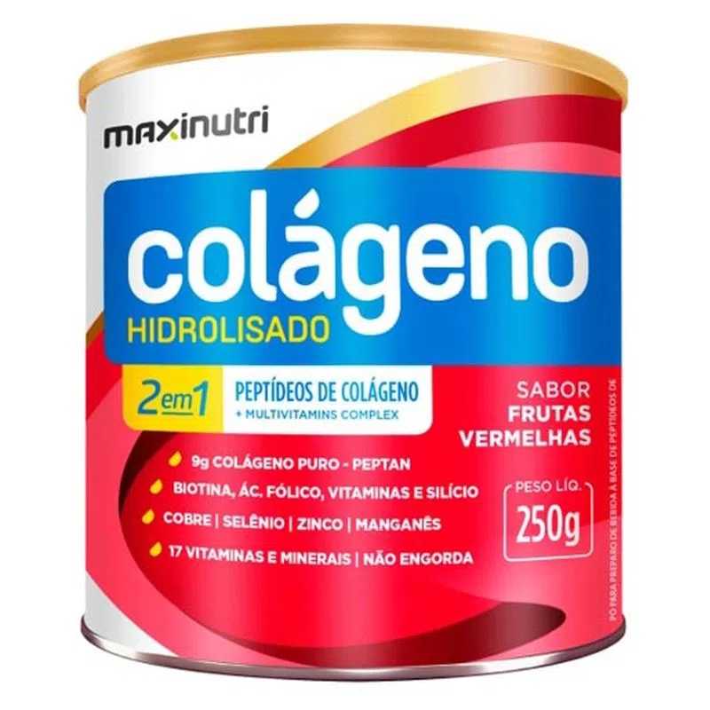 Colágeno Hidrolisado 2x1 Frutas Vermelhas 250g