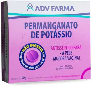 Permanganato De Potássio 30 Comprimidos-Adv