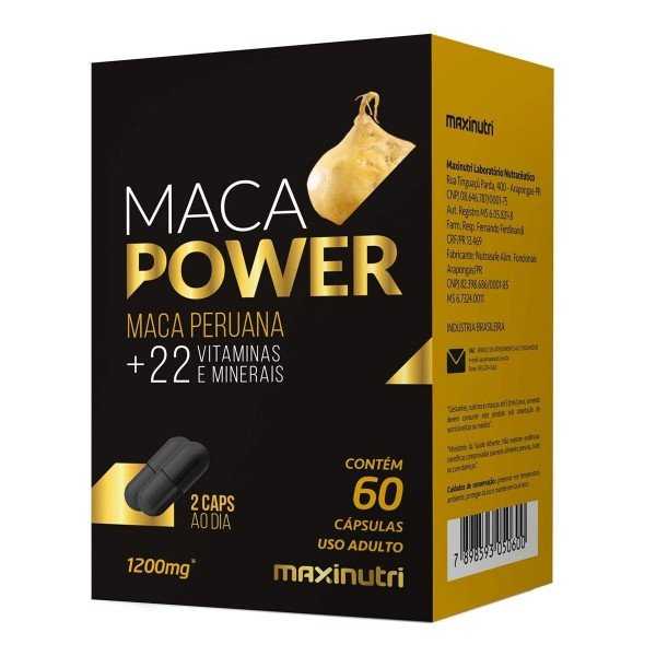 Maca Power 60 Cápsulas-MaxiNutri