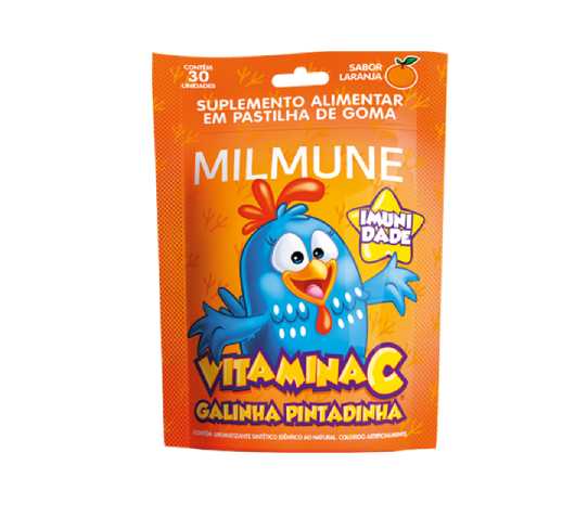 Milmune Kids Vitamina C 30 Gomas Laranja