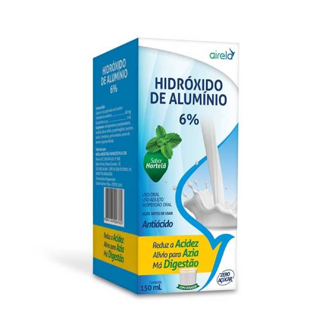 Hidróxido De Alumínio Suspensão Hortelã 150ml