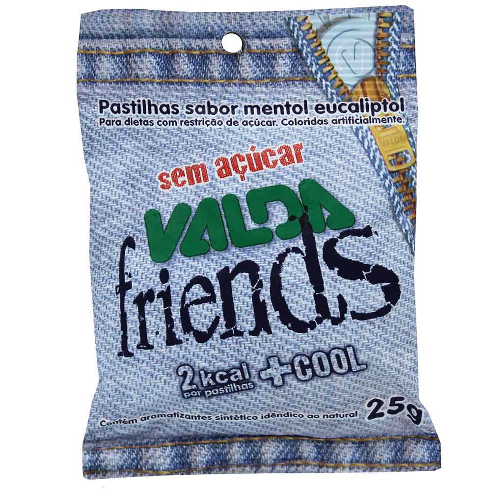 Valda Friends Pastilhas Sachê 25g Sem Açúcar