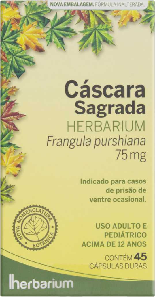 Cáscara Sagrada 45 Cápsulas-Herbarium