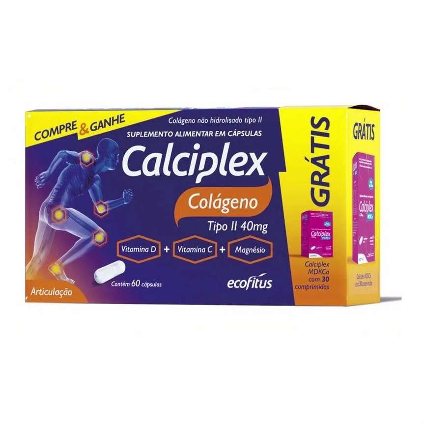 Calciplex Colágeno II 60 Cápsulas MDKCA 30 Comprimidos