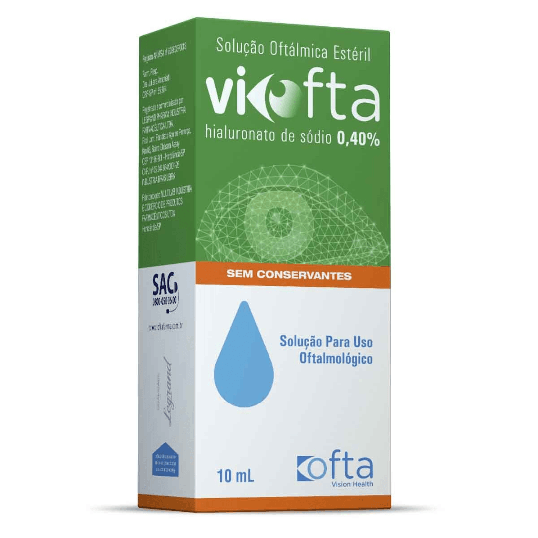 Viofta 0,40% Solução Oftálmica 10ml