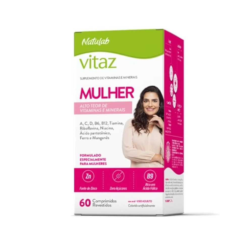 VITAZ-MULHER-630MG-60CPR-NATURELIFE