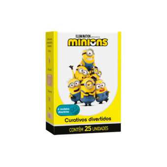 Curativo Cremer Flexível Minions 25 Unidades