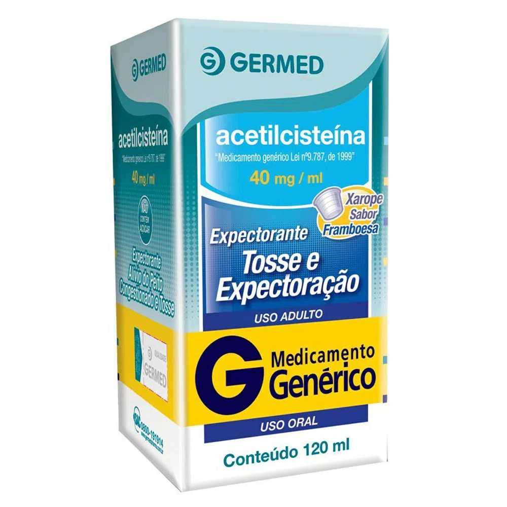 Acetilcist 40mg/ml Xarope Pediátrico 120ml-Germed