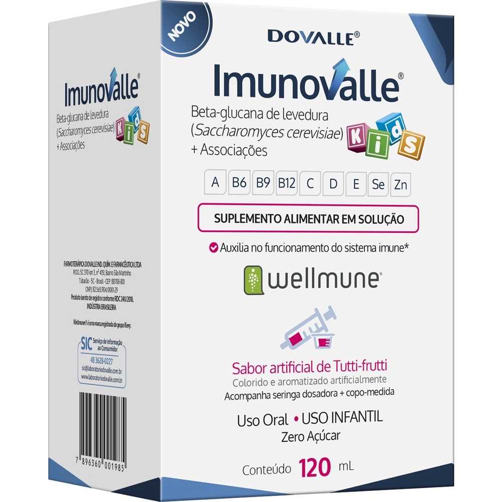 Imunovalle Kids 120ml Tutti-Frutti