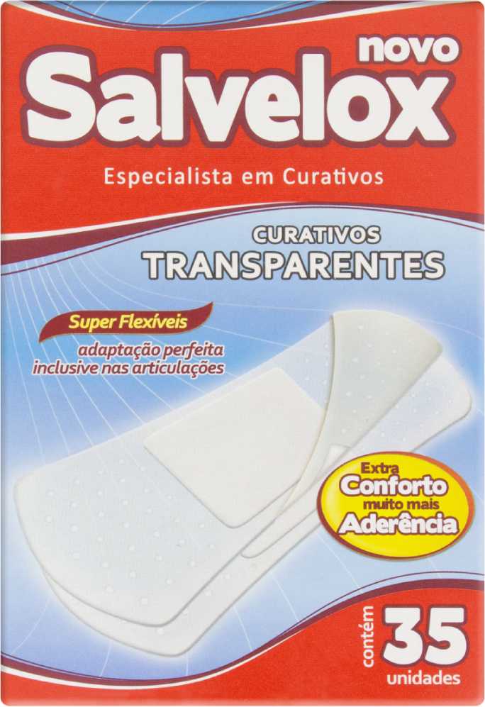 Curativo Transparente Salvelox 35 Unidades