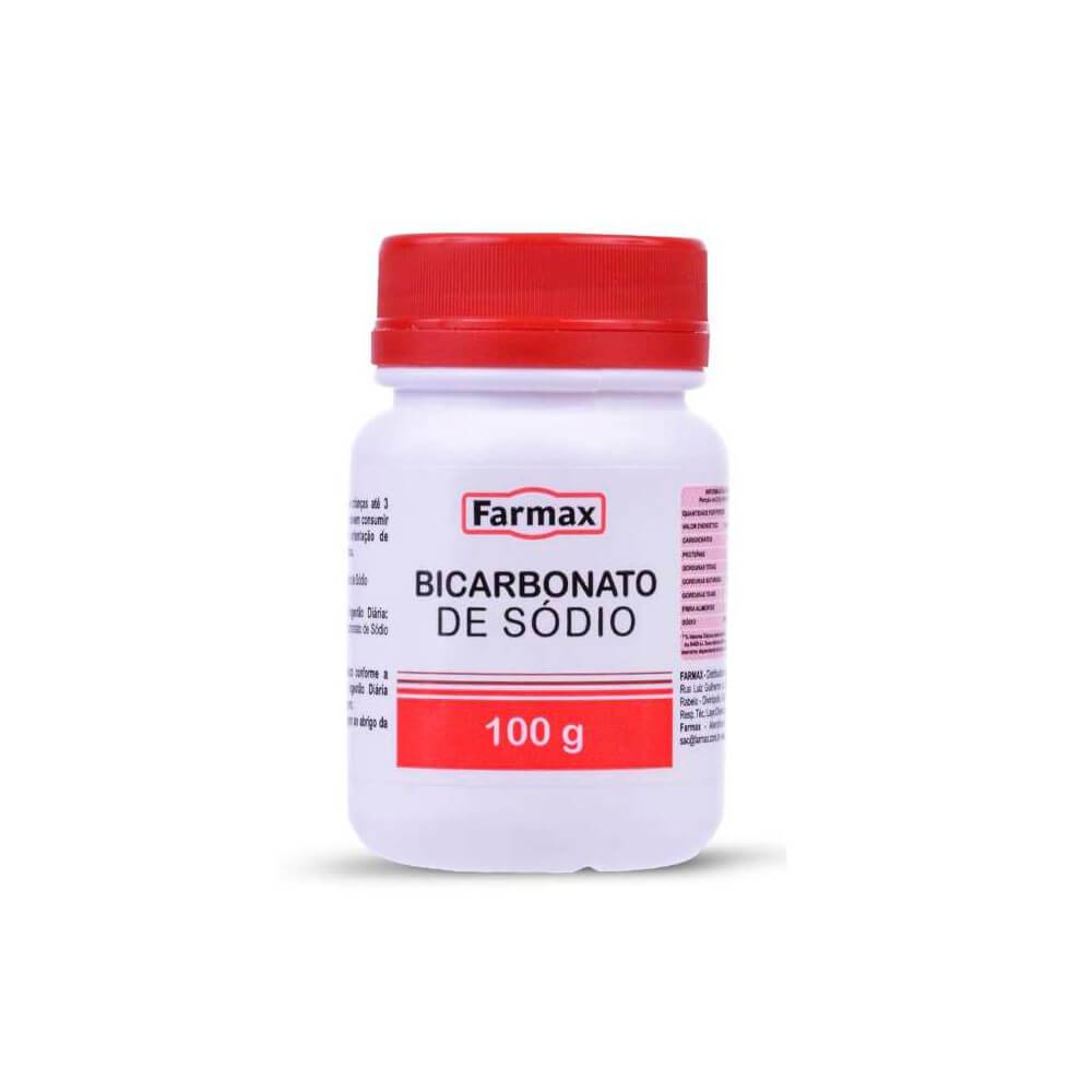Bicarbonato De Sódio Pote 100g-Farmax