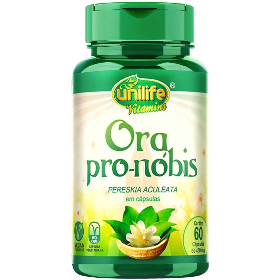 Ora Pro-Nobis 60 Cápsulas-Unilife