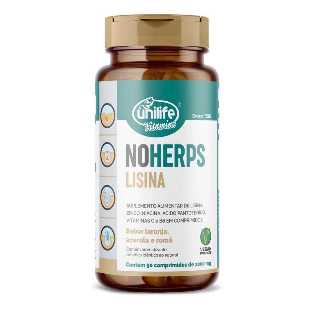 Noherps Lisina 90 Comprimidos-Unilife
