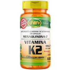 Menaquinona Vitamina K2 60 Cápsulas-Unilife