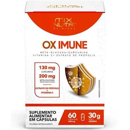 Ox Imune 60 Cápsulas-Mix Nutri