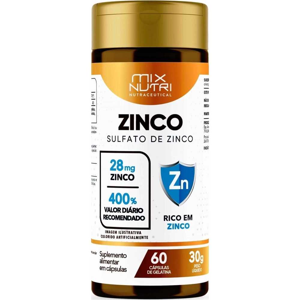 Zinco 60 Cápsulas-Mix Nutri