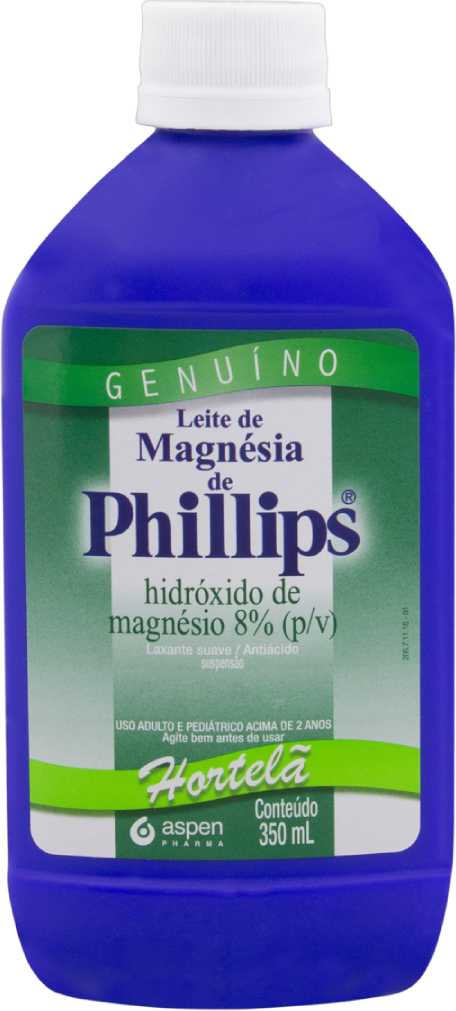 Leite De Magnésia Philips 350ml Hortelã