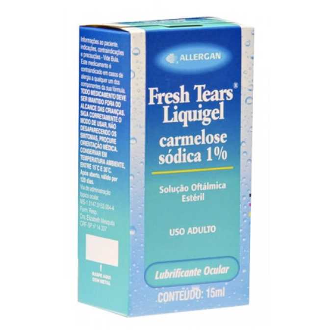 Fresh Tears Liquigel 1% Solução Oftálmica 15ml