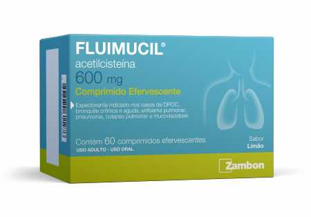 Fluimucil 600mg 60 Comprimidos