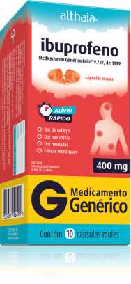 Ibuprofeno 400mg 10 Cápsulas-Althaia Genérico