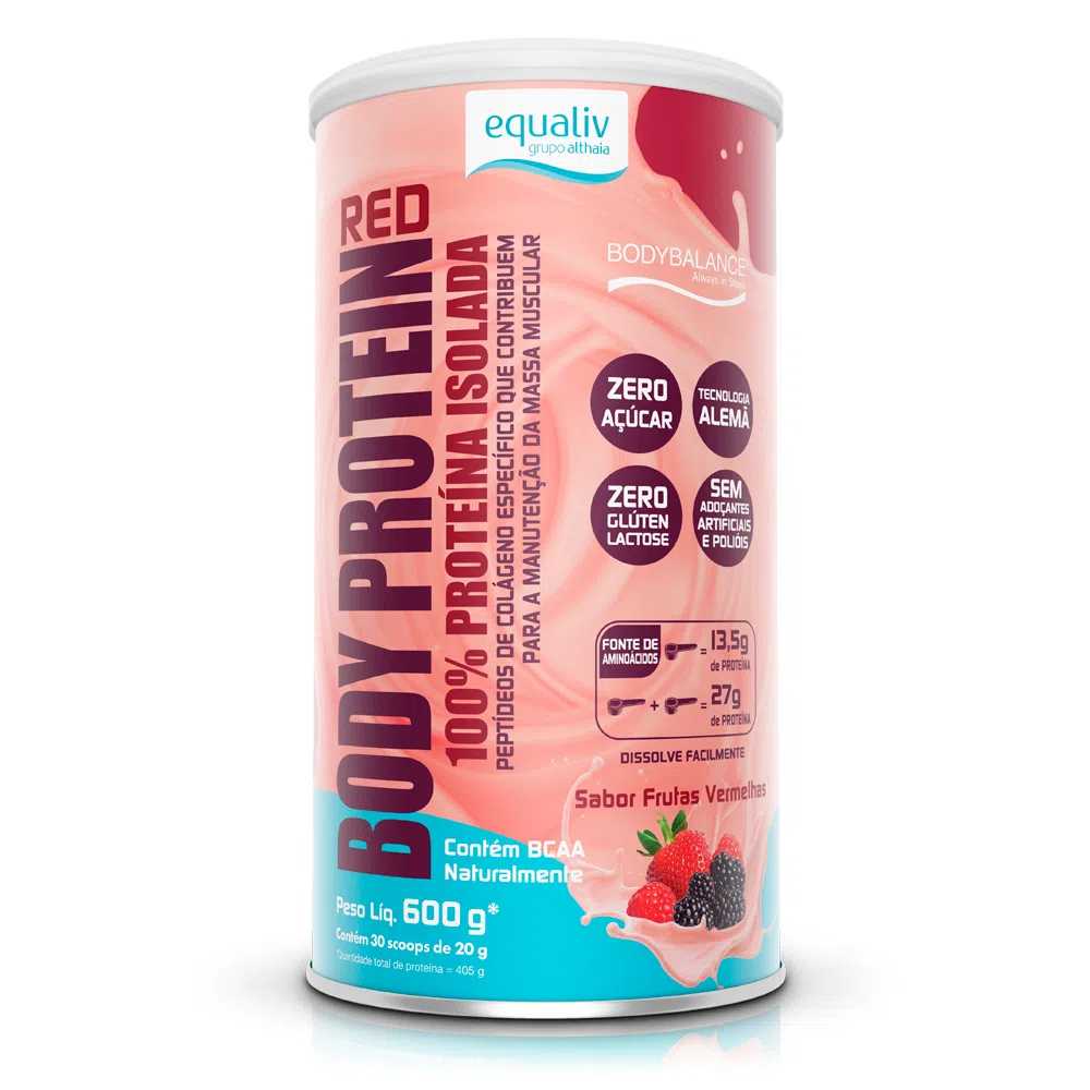 Body Protein Equaliv 600g Red